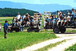 Fahrt mit dem Anh&auml;nger